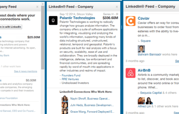 CB Insights LinkedIn Integration