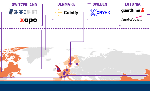 Global Ledger: Mapping Bitcoin & Blockchain Startups Around The World