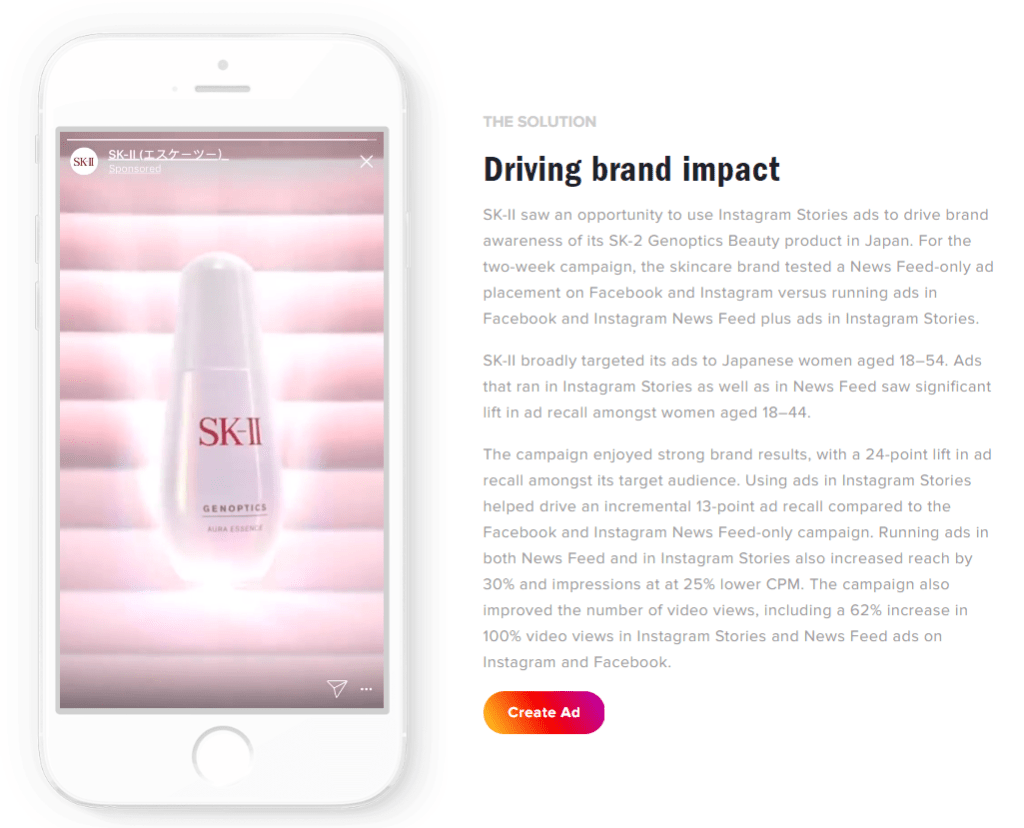 instagram brand impact ad
