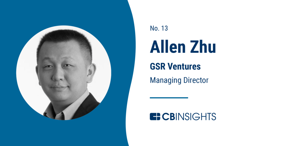 Top Venture Capitalists Allen Zhu GSR Ventures