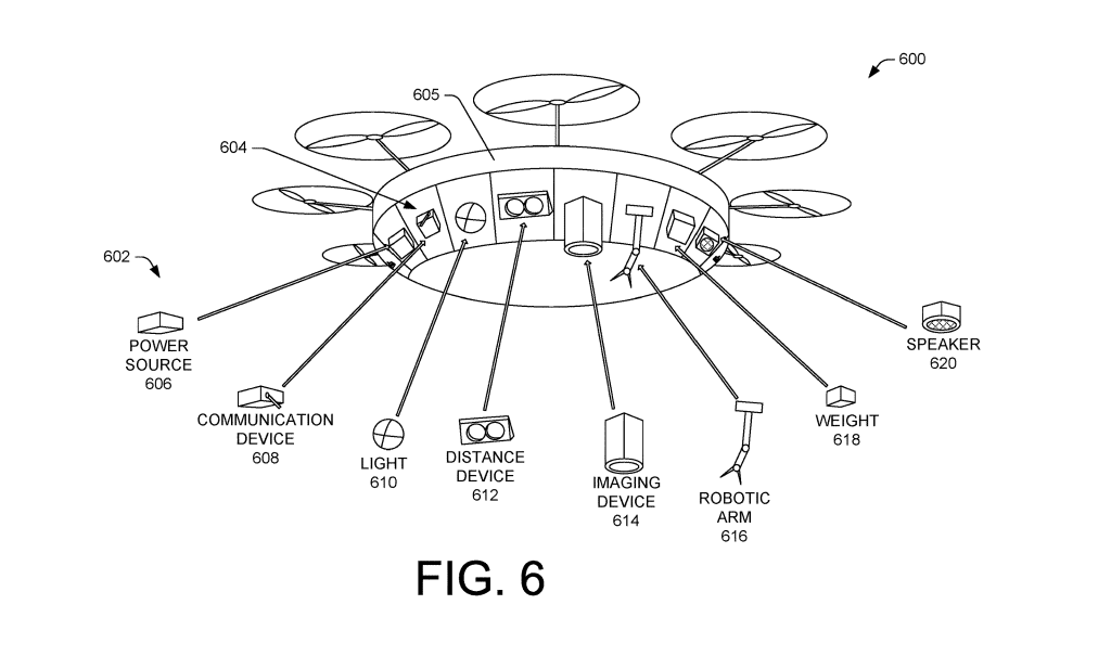 Amazon drone patent 