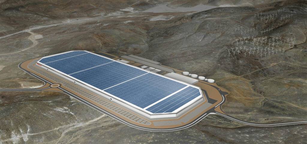 Tesla's gigafactories can run on solar power