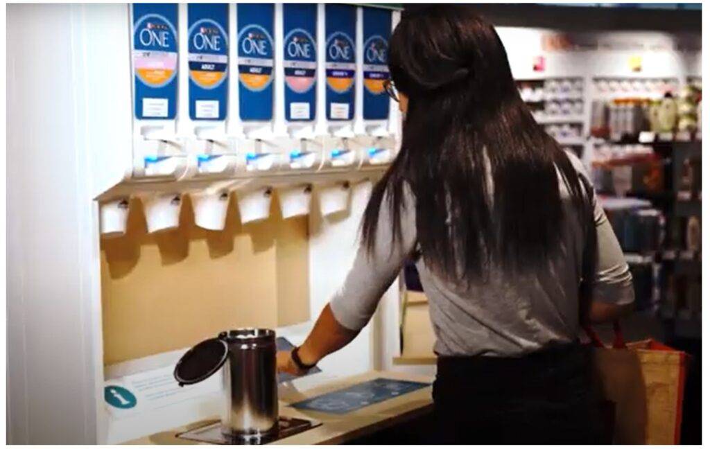 Nestle refillable containers pilot