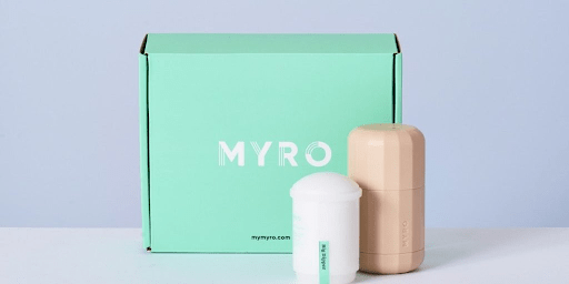 An image showing Myro deodorant products. 