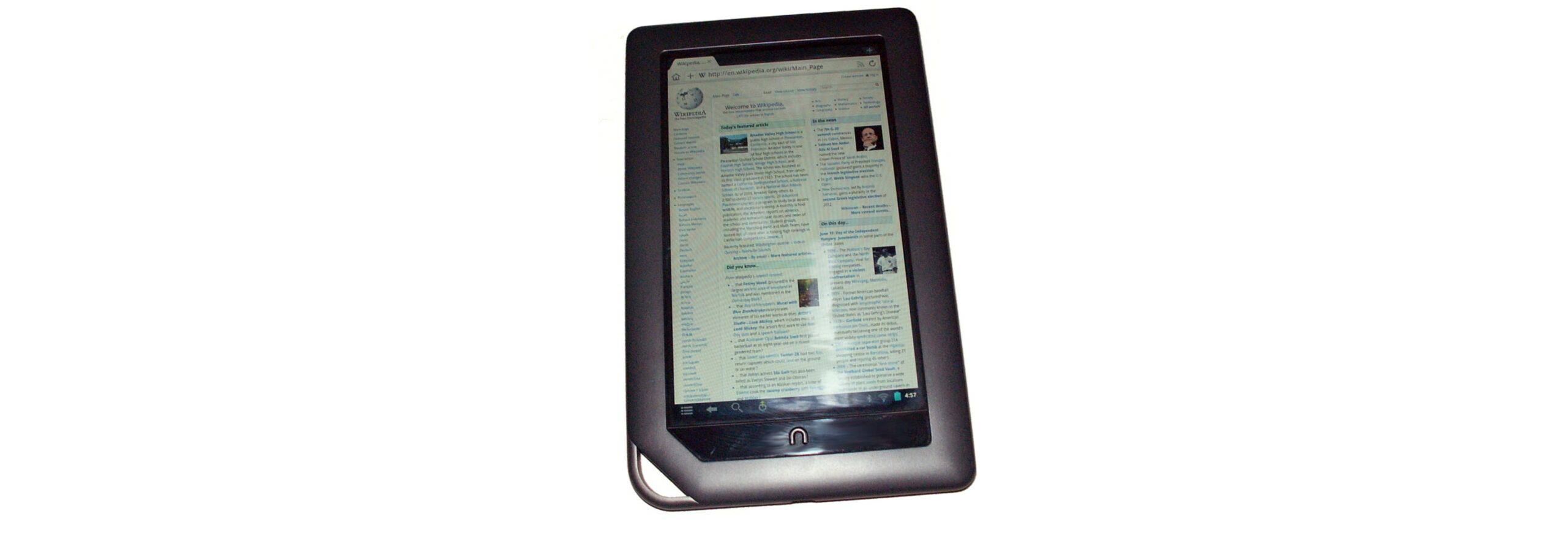 Barnes & Noble's Nook device