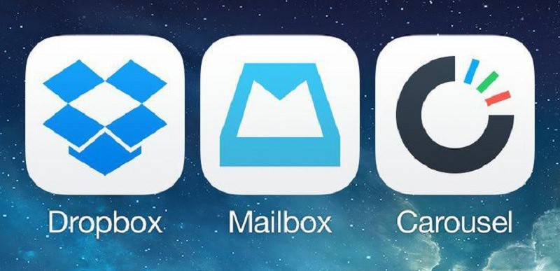 Dropbox's Carousel and Mailbox apps