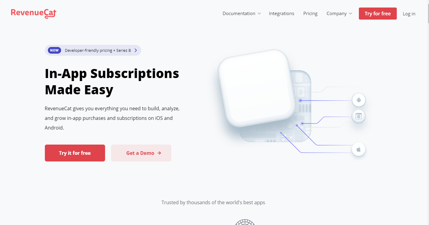 In-App Subscriptions Made Easy – RevenueCat