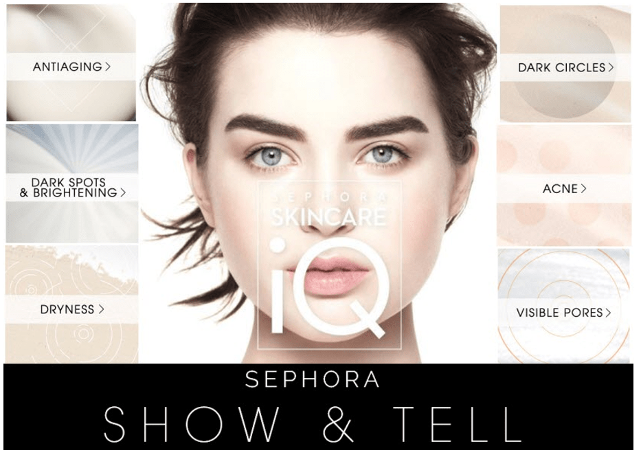 Sephora's Skincare IQ features a quiz to personalize skincare recommendations