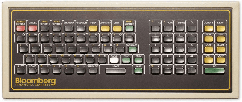 Bloomberg Keyboard in 1983