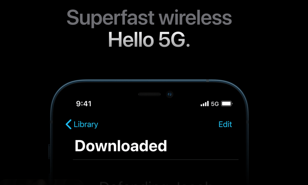 蘋果的iPhone 12係列支持5G