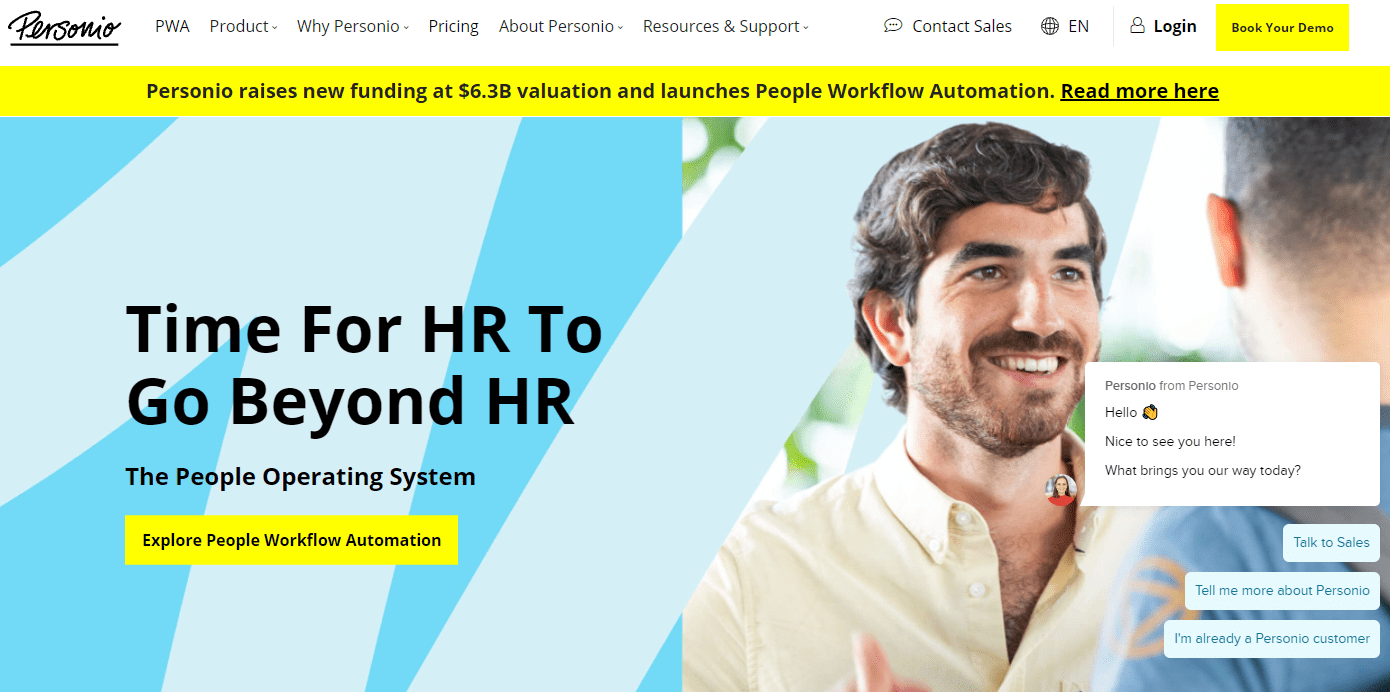 Personio, A Provider Of Cloud-Based HR And Recruiting Software For SMBs ...