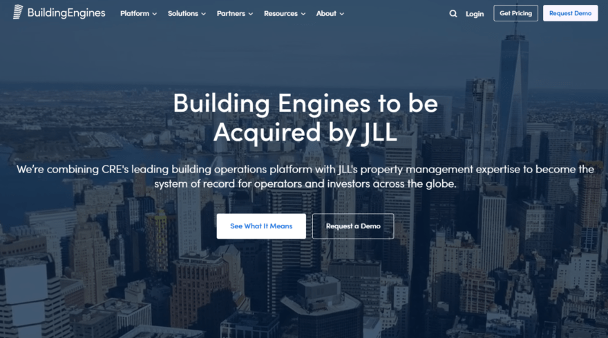 Building Operations Platform Company Building Engines Is Acquired For ...