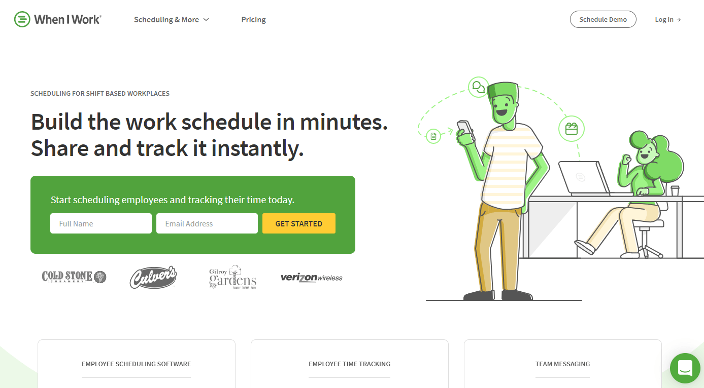 employee scheduling software with tracking