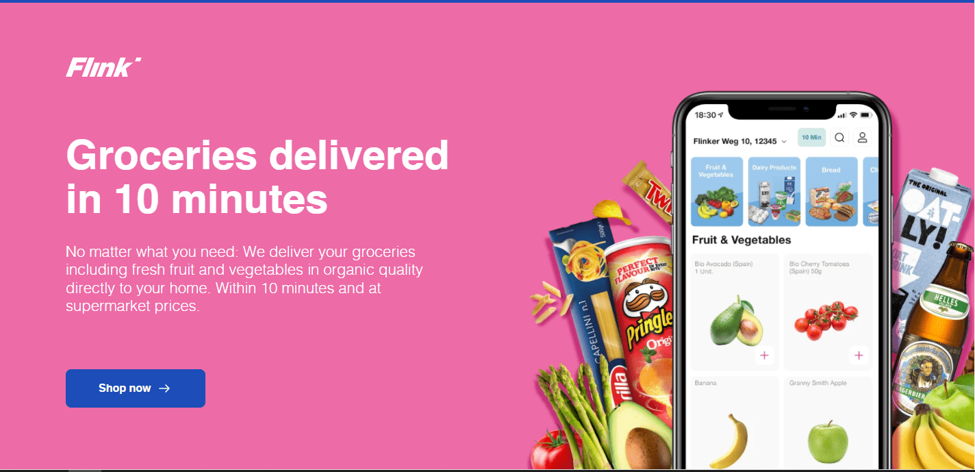 Flink's Valuation Hits $2.85B In New Financing Round Led By Doordash. Flink  Competes With Gorillas, Picnic, Getir, And Others In Hyper-Competitive  European Grocery Delivery Market - CB Insights Research