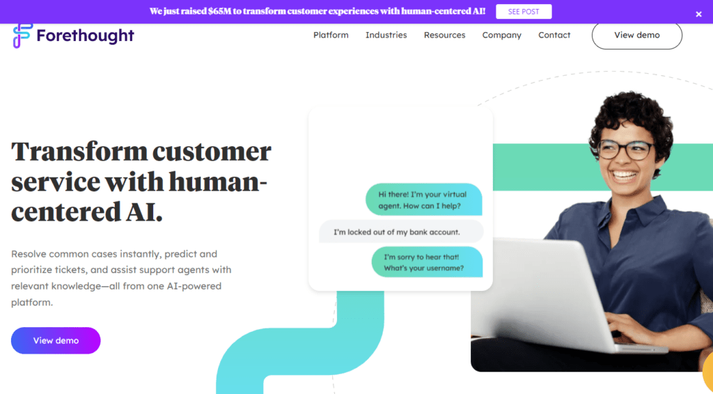 Forethought Aims To Use Ai To Improve Customer Service And Joins The