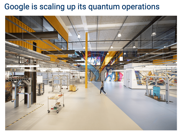 Google is scaling up its quantum operations