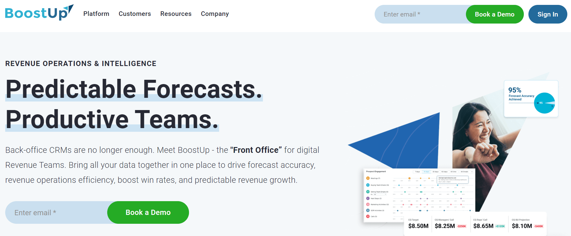 Revenue operations software BoostUp raises $28.5M. BoostUp competitors ...