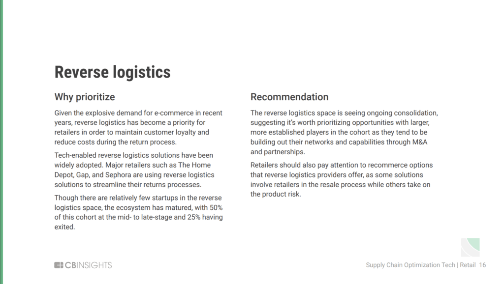 research topics on reverse logistics