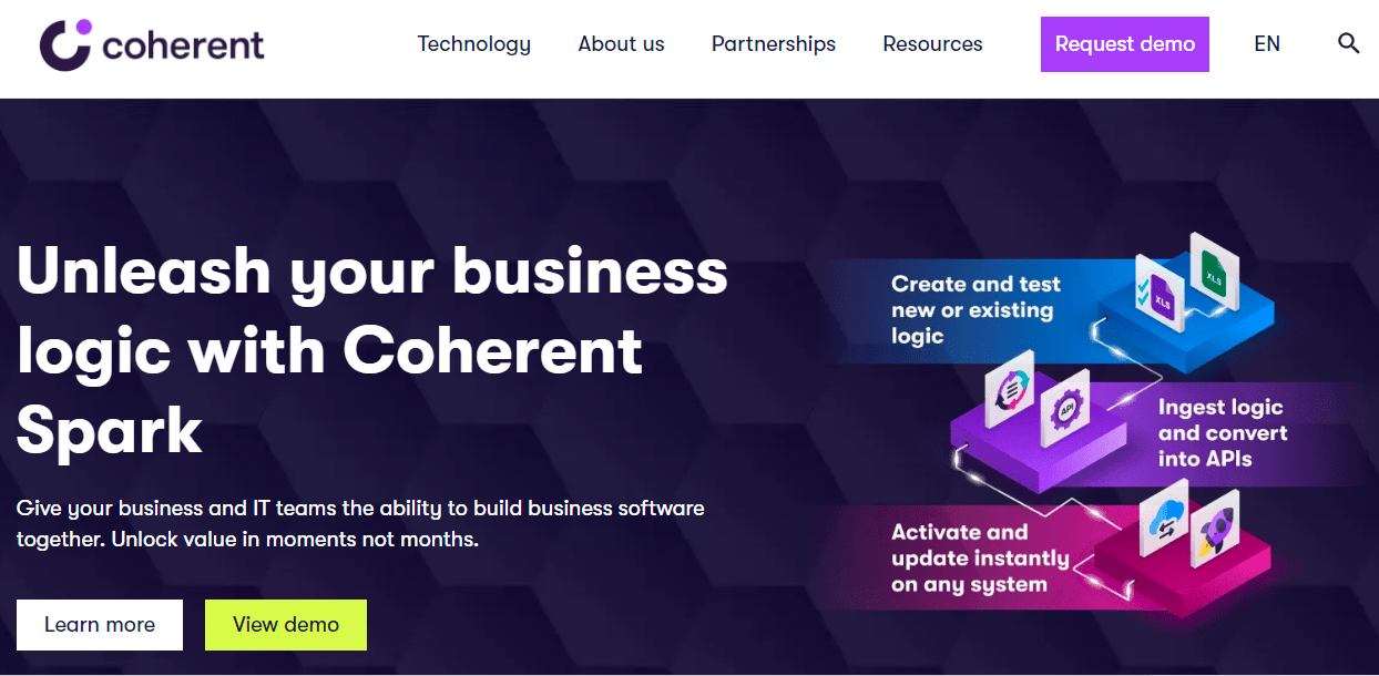 Nocode spreadsheet to application API software Coherent raises 75M in round led by Maverick