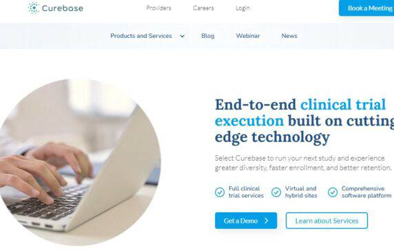Distributed clinical trial provider Curebase raises $40M in Gilead-backed round. Curebase competitors are Castor EDC, Clara Health, Evidation, Hawthorne Effect, Medable, ObvioHealth, Reify Health, Science 37, THREAD, TrialSpark, Verana Health, and VirTrial.