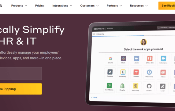 Human resource information system (HRIS) Rippling hits $11.25B valuation. Rippling competitors are Deel, Gusto, Namely, Panther, Paylocity, Justworks, and Hibob.