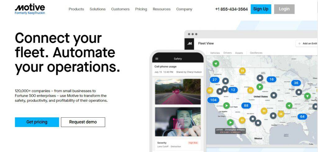 Trucking Fleet Management Technology Firm Motive Formerly Keep Truckin Trucking Fleet Management Technology Firm Motive Formerly Keep Truckin