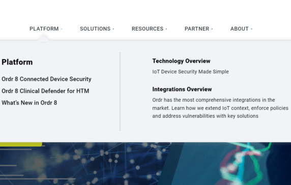 Network-level IoT security device company Ordr raises $40M from investors including Kaiser Permanente and Battery Ventures. Ordr competitors are Axonius, CyberMDX, Claroty, Medigate, Karamba Security, Armis, Sternum, and VDOO.