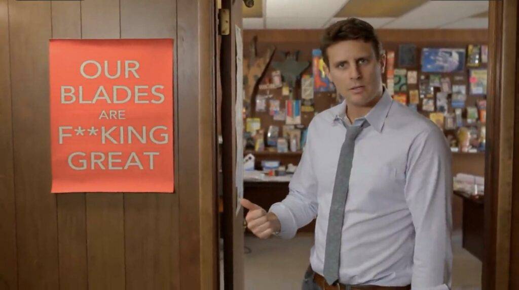 Screengrab from Dollar Shave Club's launch video