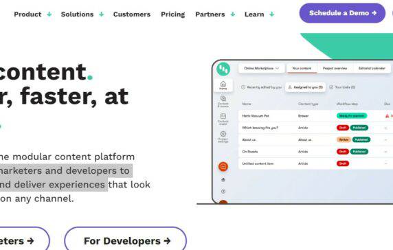 Headless CMS provider Kontent raises $40M. Kontent competitors are Contentful, Contentstack, Fabric, Storyblok, and Strapi.