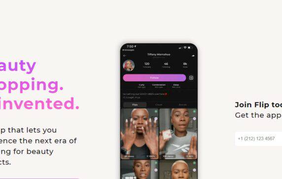 Flip, a provider of a social commerce platform for beauty products ...