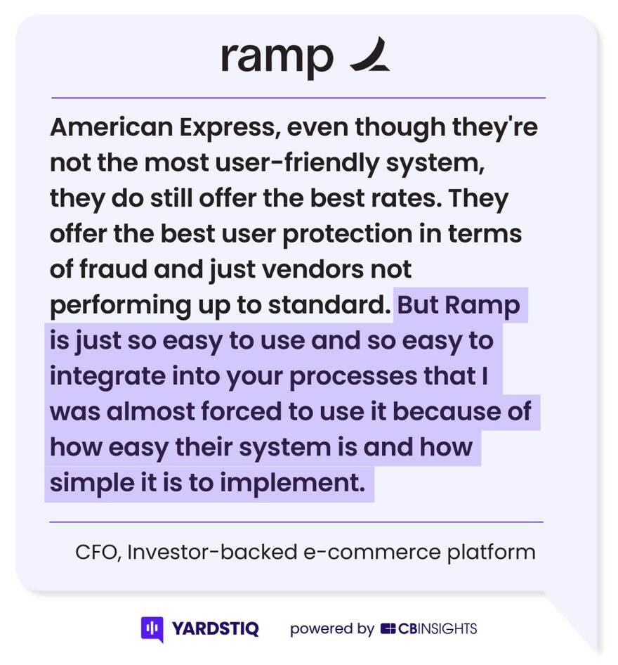 Brex Vs Ramp The Transcript from Yardstiq: Ramp vs. Brex - CB Insights Research