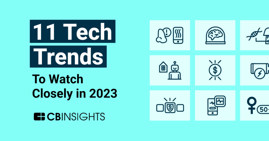 11 Tech Trends To Watch Closely in 2023 - CB Insights Research