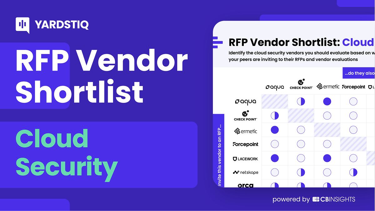 Cloud Security RFP Vendor Shortlist: Which vendors should you invite to