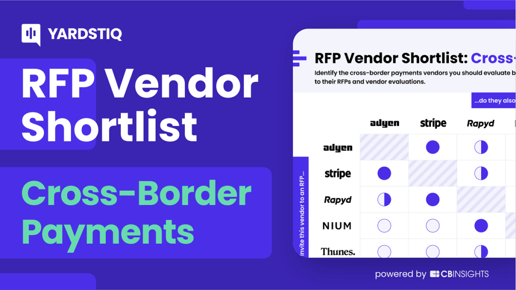 RFP Vendor Shortlist: Cross-border payments