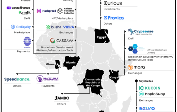 30+ blockchain and crypto companies based in Africa