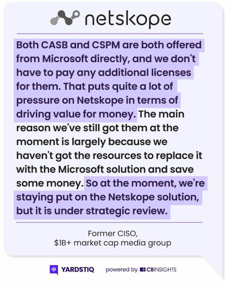 Palo Alto Networks' competition is intensifying and for CISOs, that