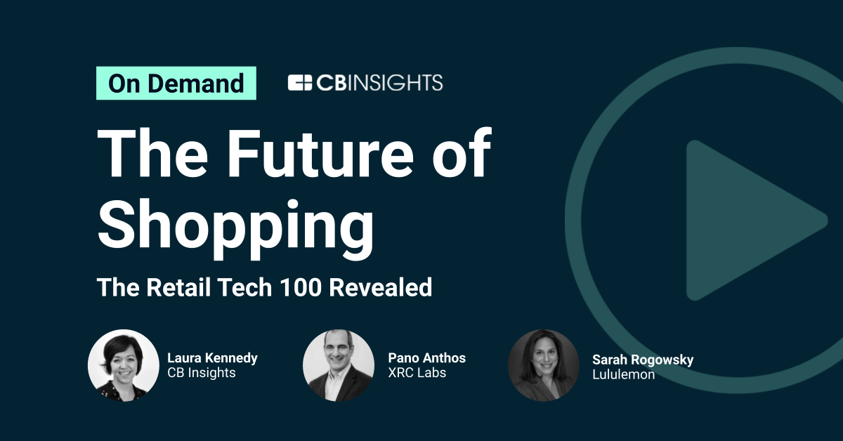 The Future of Shopping: The Retail Tech 100 Revealed - CB Insights