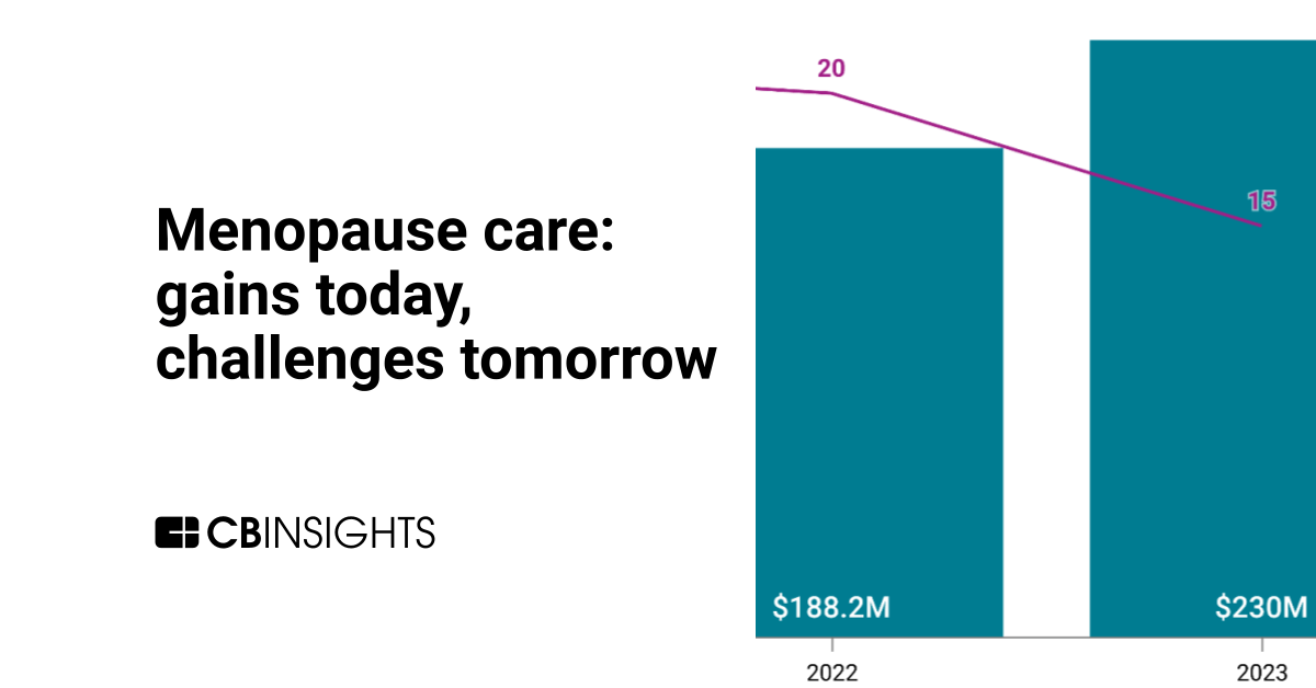 Menopause care funding surged in 2023, but startups in the space face