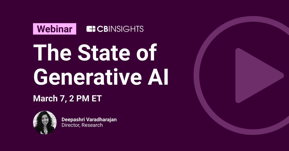 The State of Generative AI CB Insights Research