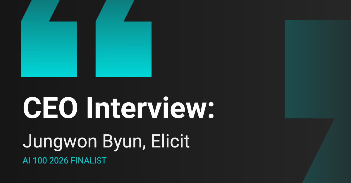 AI100 Finalist Interview: Elicit