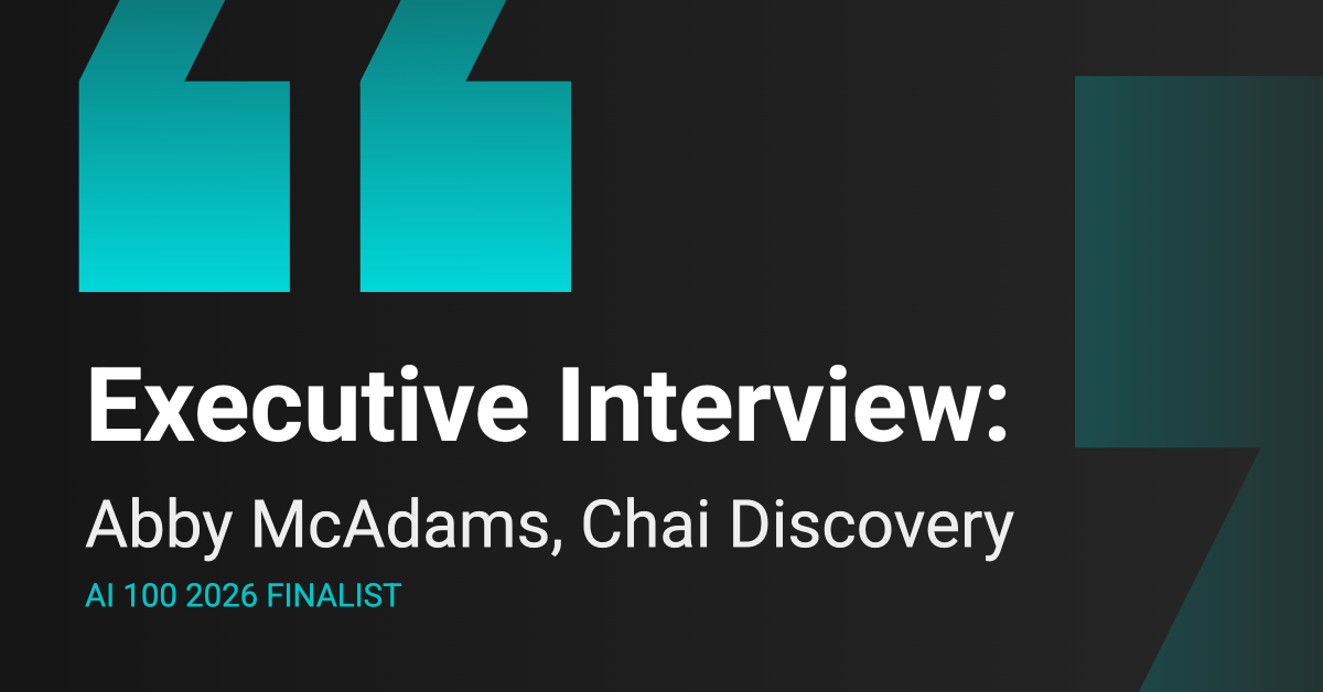 AI100 Finalists Interview: Chai Discovery