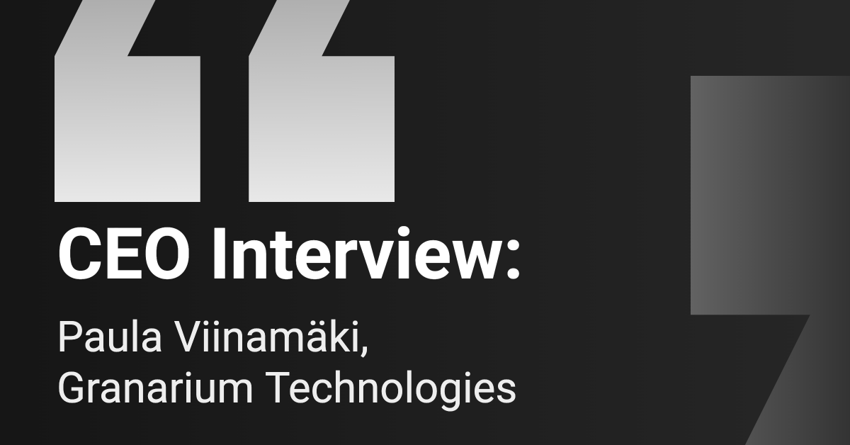 CEO Interview: Granarium Technologies