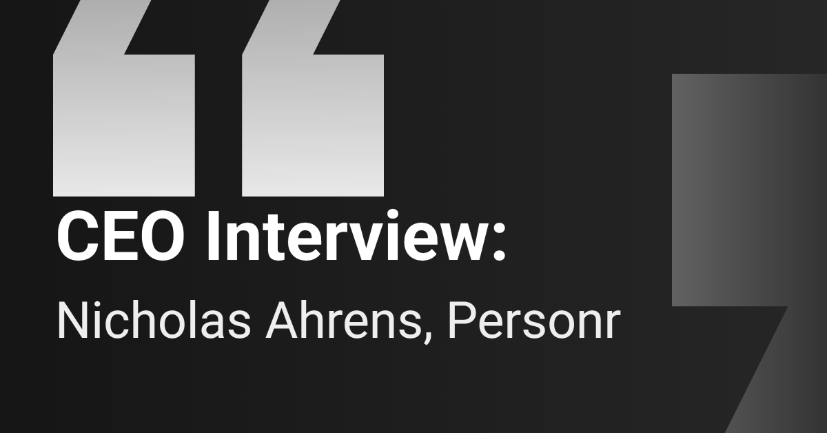 CEO Interview : Personr