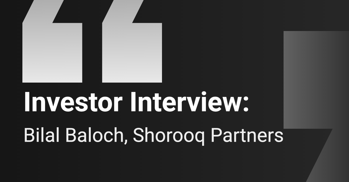 Investor Interview: Shorooq Partners