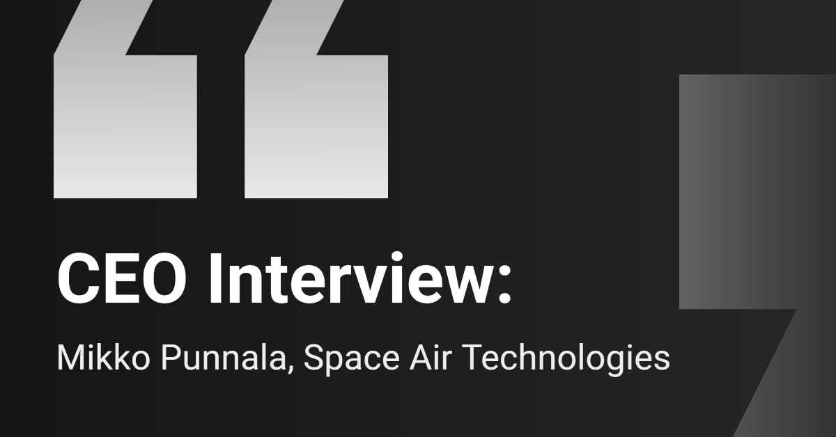 CEO Interview: Space Air Technologies