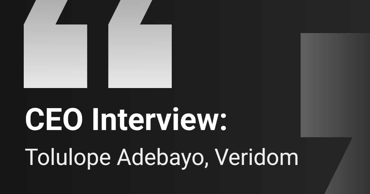 CEO Interview: Veridom