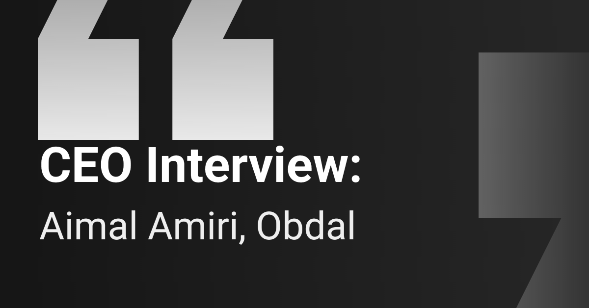 CEO Interview: Obdal