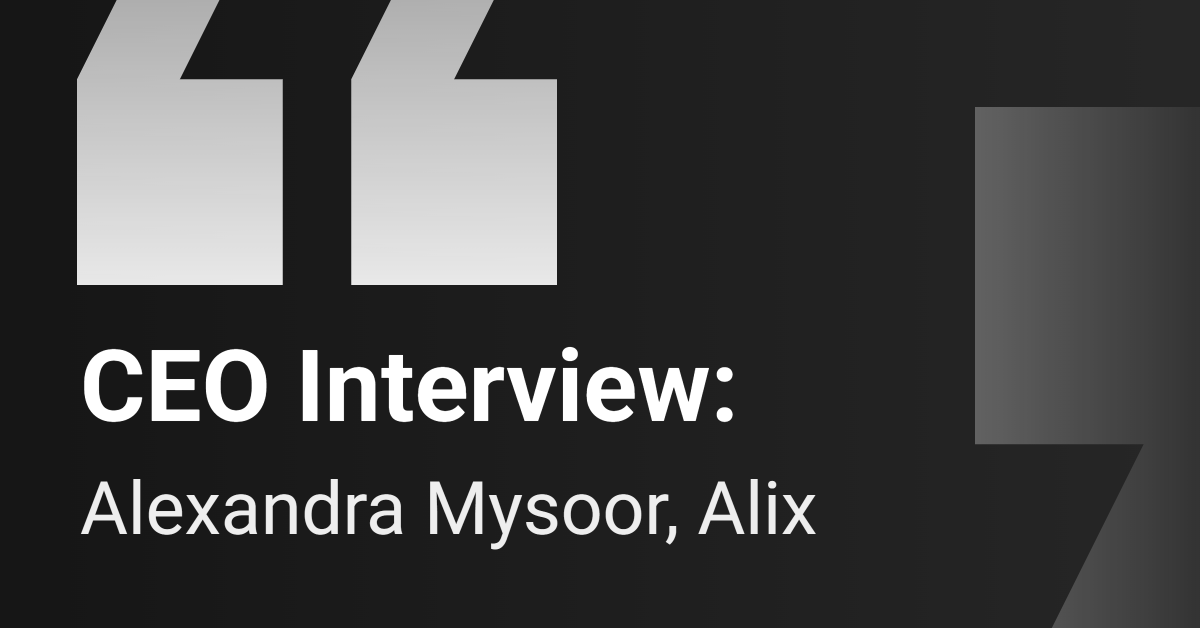 Alix CEO im Interview: Marktperspektiven und Kundenbedürfnisse