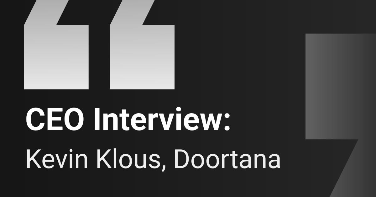 CEO Interview: Doortana