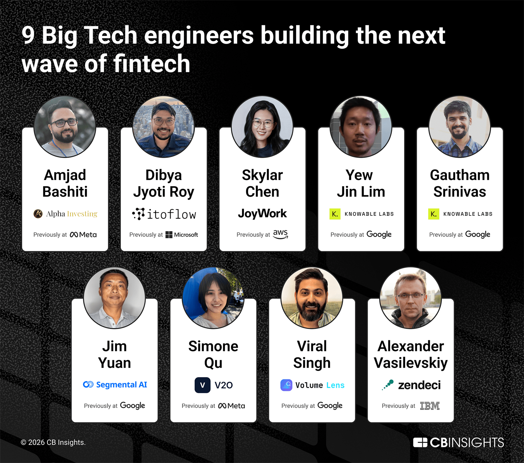 9 Big Tech engineers building the next wave of fintech